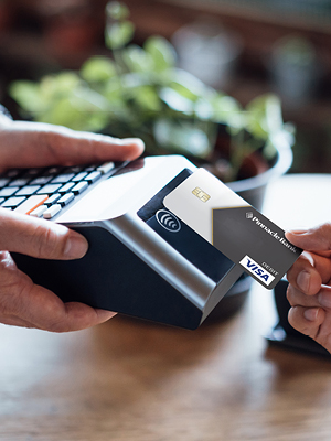 some using their debit card