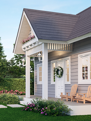 front porch of a house