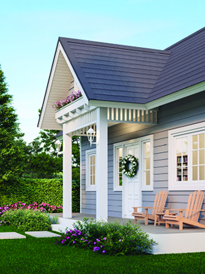 front of a home