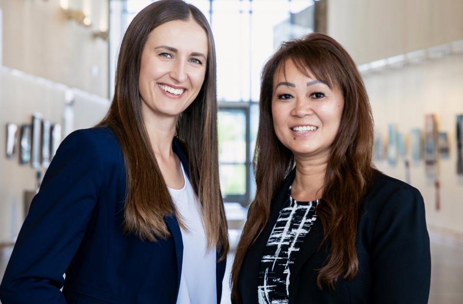 Anya Eagan and Thuy Aragon