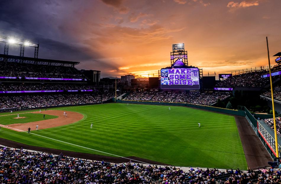 picture of the Rockies stadium