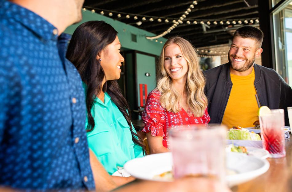 picture of friends laughing